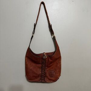 Cuddigan Atlas Hobo brown full grain leather bag